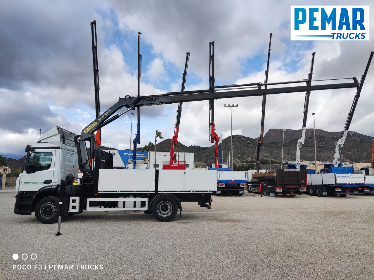 MERCEDES-BENZ ANTOS 1827 GRUA PALFINGER PK 18002 CAJA FIJA 18T EURO 6 - Crane truck: picture 4 MERCEDES-BENZ ANTOS 1827 GRUA PALFINGER PK 18002 CAJA FIJA 18T EURO 6 - Crane truck: picture 4