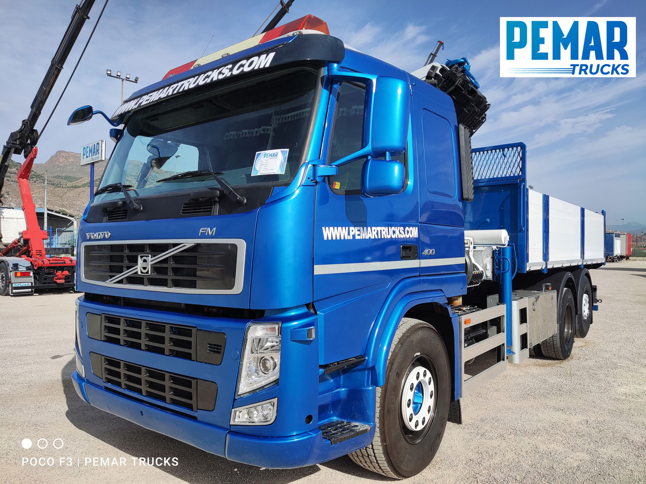 VOLVO FM 400 6X2 GRUA PALFINGER PK 23002 BASCULANTE - Tipper, Crane truck: picture 2 VOLVO FM 400 6X2 GRUA PALFINGER PK 23002 BASCULANTE - Tipper, Crane truck: picture 2