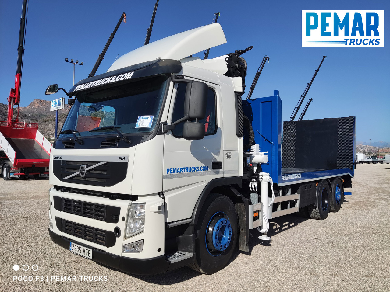 VOLVO FM 410 6X2 GRUA PORTAMAQUINARIA - Autotransporter truck, Crane truck: picture 2 VOLVO FM 410 6X2 GRUA PORTAMAQUINARIA - Autotransporter truck, Crane truck: picture 2