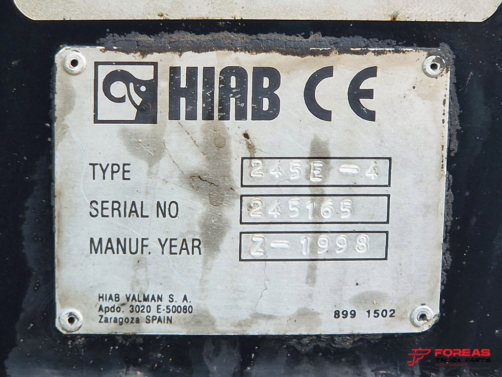 Loader crane HIAB 245 E-4 WITH RADIO CONTROL: picture 19