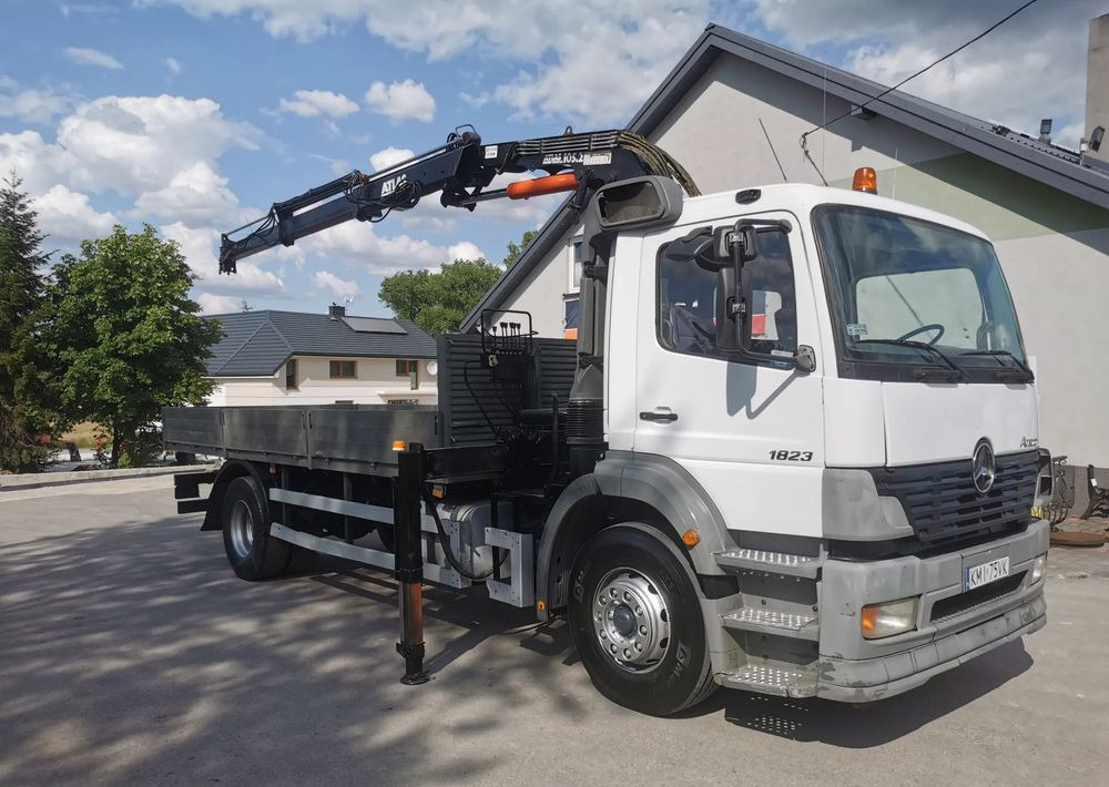 Mercedes-Benz Atego 1823 żuraw HDS Atlas 105.2 koła 315/80R22,5 - Dropside/ Flatbed truck, Crane truck: picture 3 Mercedes-Benz Atego 1823 żuraw HDS Atlas 105.2 koła 315/80R22,5 - Dropside/ Flatbed truck, Crane truck: picture 3