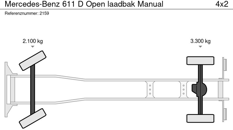 Leasing of Mercedes-Benz 611 D Open laadbak Manual Mercedes-Benz 611 D Open laadbak Manual: picture 18