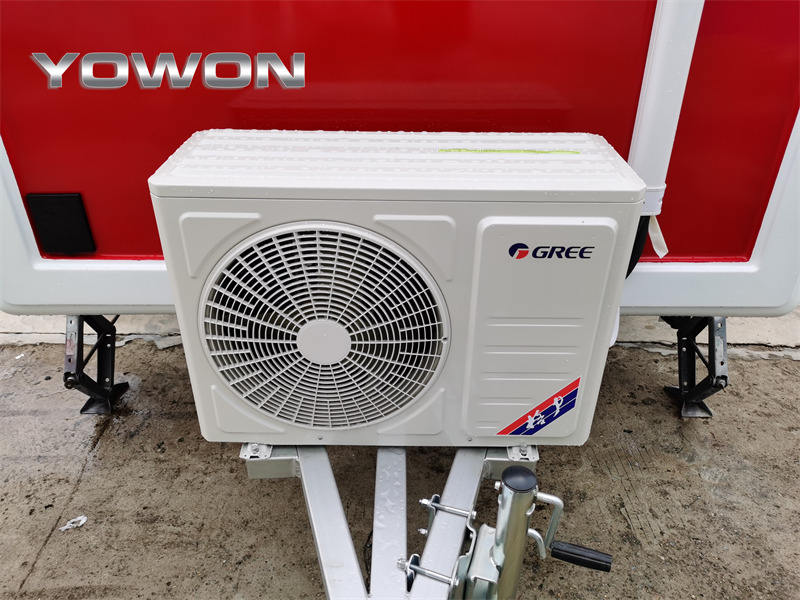 New Vending trailer for transportation of food YOWON Fully customized food vending cart mobile street fast food trailer: picture 7