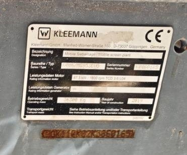 Kleemann MS 953 Evo  - Screener: picture 3 Kleemann MS 953 Evo  - Screener: picture 3