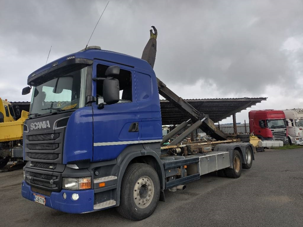 Scania R500 6x2 Tam koukkulaite, rautajouset,manuaali - Hook lift truck: picture 1 Scania R500 6x2 Tam koukkulaite, rautajouset,manuaali - Hook lift truck: picture 1