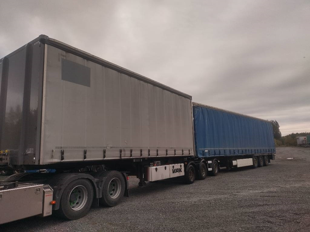 Curtainsider semi-trailer VAK + Krone Vslider+ krone nordic, 2,90m sisäk.: picture 7
