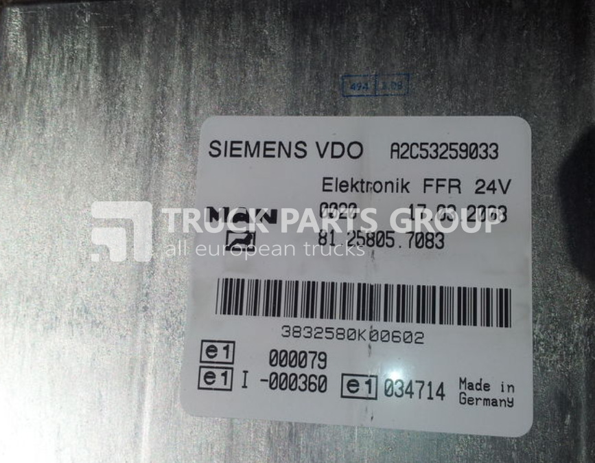 MAN TGX ignition set >>>>> BOSCH 0281020067 + PTM + chip key, EURO 5 control unit - ECU for Truck: picture 3 MAN TGX ignition set >>>>> BOSCH 0281020067 + PTM + chip key, EURO 5 control unit - ECU for Truck: picture 3