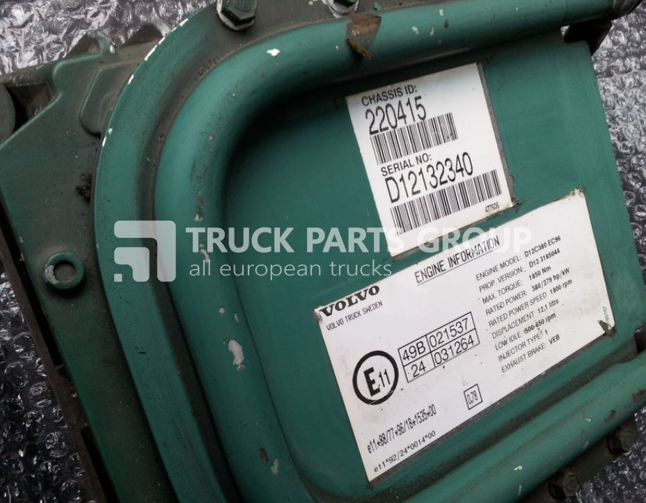 VOLVO FH12, FM12, EURO 3 emission engine control unit, D12C 380 HP, D1 control unit - ECU for Truck: picture 4 VOLVO FH12, FM12, EURO 3 emission engine control unit, D12C 380 HP, D1 control unit - ECU for Truck: picture 4