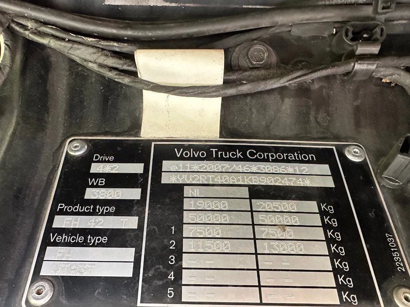 Volvo FH 500 / GLOBETROTTER / NL TRUCK / ALCOA / 2 TANK / TOP!! - Tractor unit: picture 4 Volvo FH 500 / GLOBETROTTER / NL TRUCK / ALCOA / 2 TANK / TOP!! - Tractor unit: picture 4