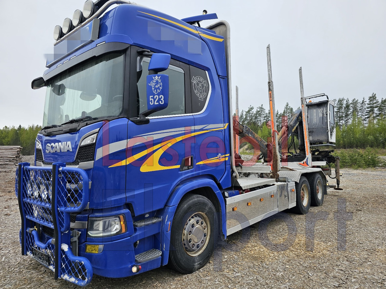 Scania R650 - Logging truck, Crane truck: picture 5 Scania R650 - Logging truck, Crane truck: picture 5