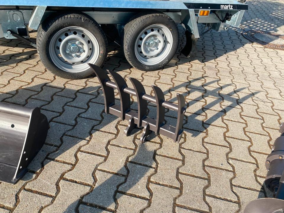 Mini excavator, Trailer Minibagger BK950JS + Tieflader + Zubehör *INKL.19% MWST*BERGER KRAUS*JOYSTICK*SOFORT!*: picture 14