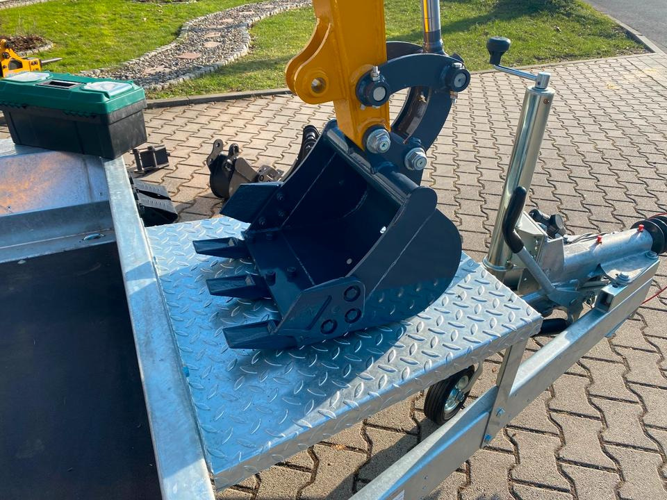 Mini excavator, Trailer Minibagger BK950JS + Tieflader + Zubehör *INKL.19% MWST*BERGER KRAUS*JOYSTICK*SOFORT!*: picture 11