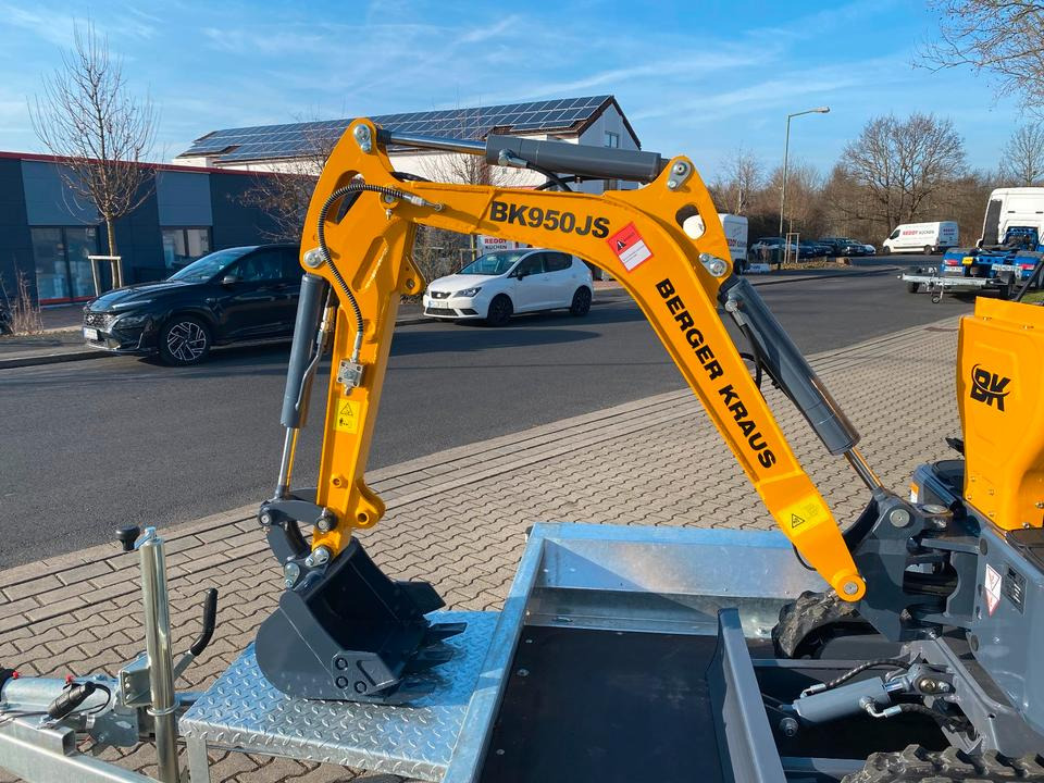 Mini excavator, Trailer Minibagger BK950JS + Tieflader + Zubehör *INKL.19% MWST*BERGER KRAUS*JOYSTICK*SOFORT!*: picture 6