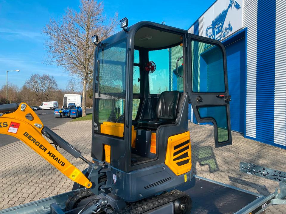 Mini excavator, Trailer Minibagger BK950KS + Anhänger + Zubehör *INKL.19% MWST*BERGER KRAUS*KABINE*SOFORT!*: picture 8