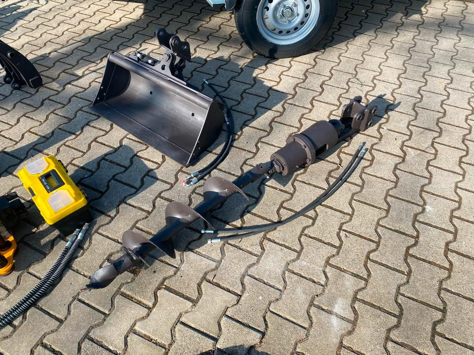 Mini excavator, Trailer Minibagger BK950KS + Anhänger + Zubehör *INKL.19% MWST*BERGER KRAUS*KABINE*SOFORT!*: picture 14