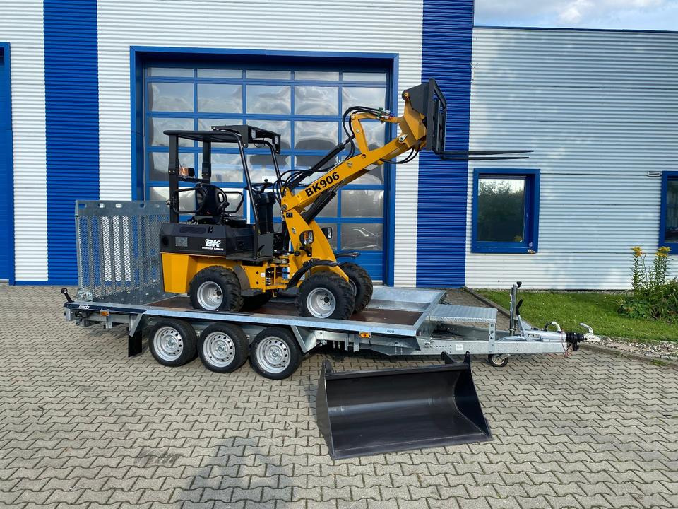 Radlader/Hoflader BK906 inkl. Tieflader und Gabel/Schaufelpaket *INKL.19% MWST*BERGER KRAUS*PERKINS*SOFORT!* - Compact loader: picture 2 Radlader/Hoflader BK906 inkl. Tieflader und Gabel/Schaufelpaket *INKL.19% MWST*BERGER KRAUS*PERKINS*SOFORT!* - Compact loader: picture 2
