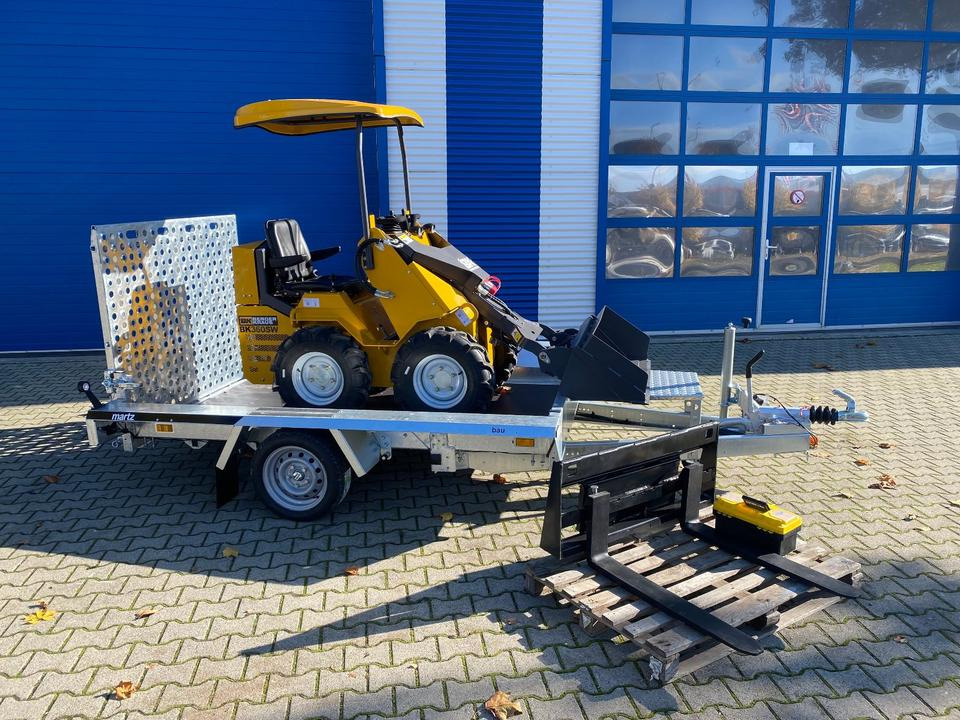 Radlader/Mini-Radlader BK360SW inkl. Tieflader und Gabel/Schaufelpaket *INKL.19% MWST*BERGER KRAUS*B&S MOTOR*SOFORT!* - Compact loader: picture 2 Radlader/Mini-Radlader BK360SW inkl. Tieflader und Gabel/Schaufelpaket *INKL.19% MWST*BERGER KRAUS*B&S MOTOR*SOFORT!* - Compact loader: picture 2