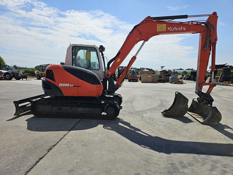 KUBOTA KX080-3 - Mini excavator: picture 5 KUBOTA KX080-3 - Mini excavator: picture 5