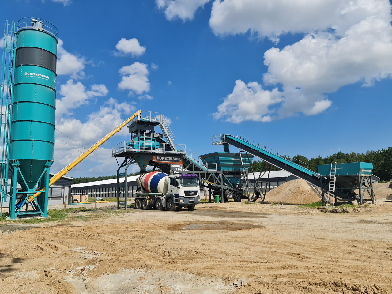 Constmach 100 m³/h Mobile Concrete Batching Plant - Concrete plant: picture 4 Constmach 100 m³/h Mobile Concrete Batching Plant - Concrete plant: picture 4