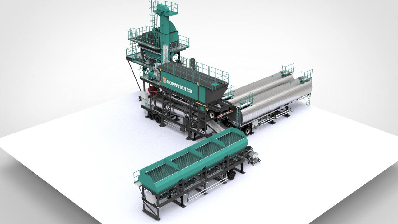 Constmach Mobile Asphaltanlagen vom Batch-Typ - Asphalt plant: picture 1 Constmach Mobile Asphaltanlagen vom Batch-Typ - Asphalt plant: picture 1