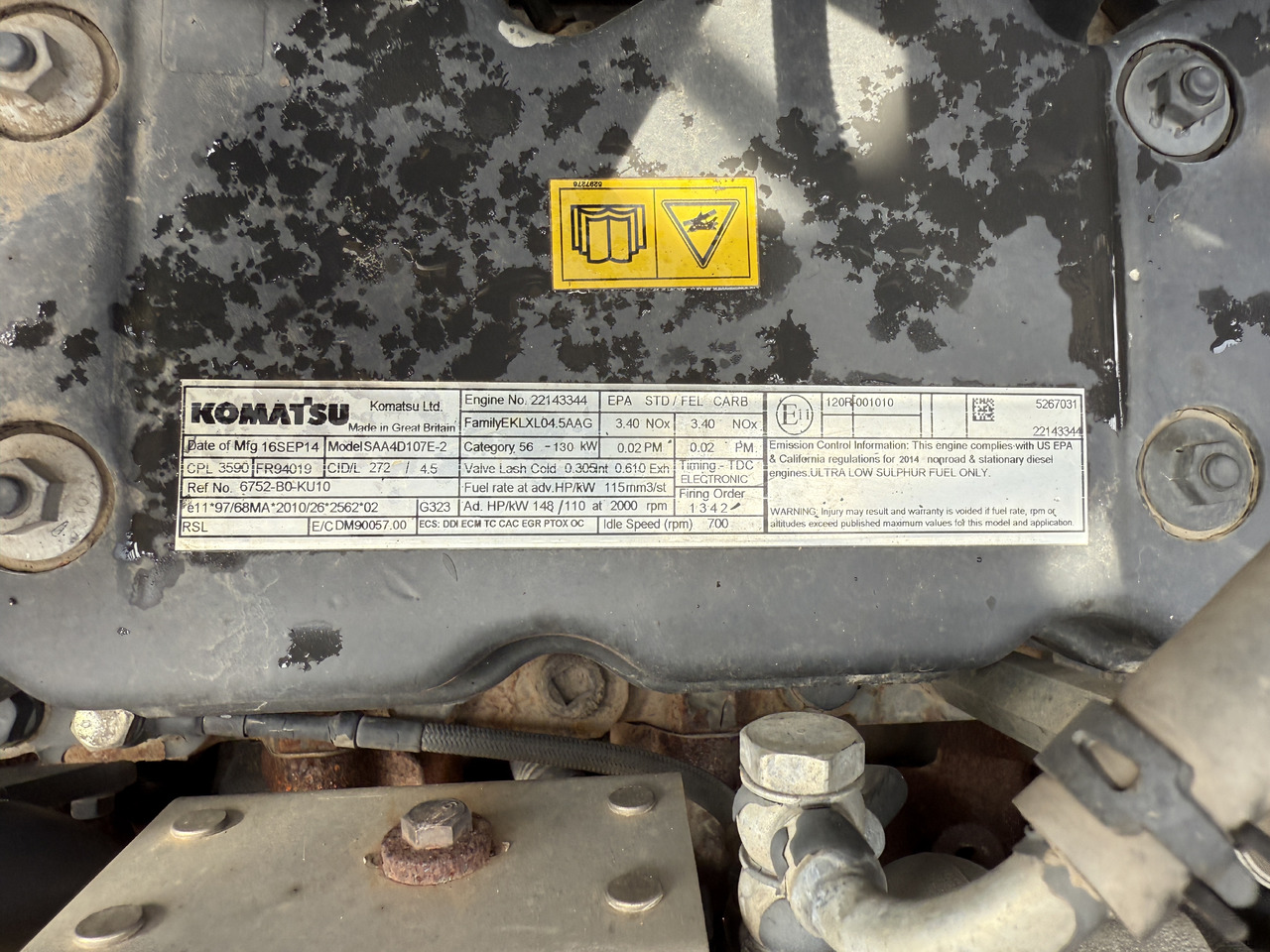 Crawler excavator KOMATSU HB215LC2: picture 23