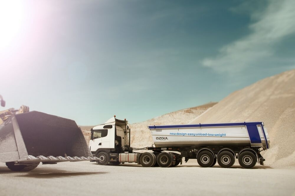 Tipper semi-trailer Özgül HALF PIPE TIPPING TRAILER LIGHT MODEL: picture 7