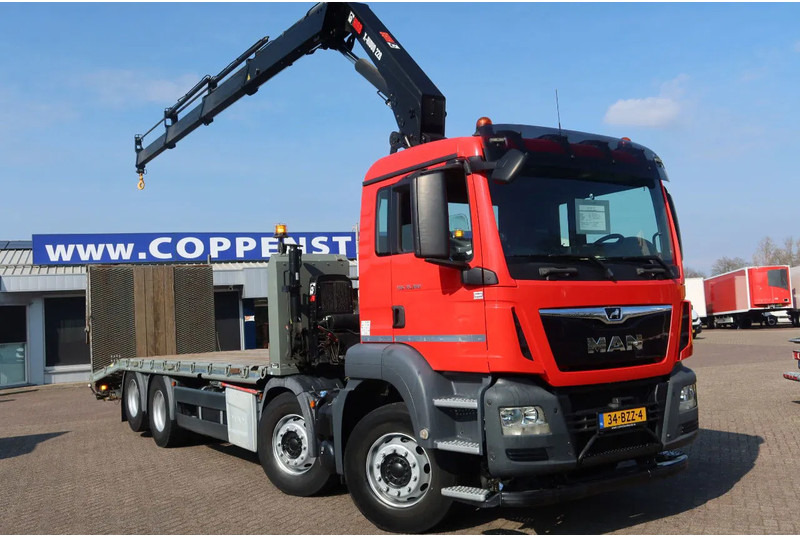 MAN TGS 35.360 8x2 Euro 6 Oprijwagen + Hiab 228 E 3 kraan. - Dropside/ Flatbed truck, Crane truck: picture 2 MAN TGS 35.360 8x2 Euro 6 Oprijwagen + Hiab 228 E 3 kraan. - Dropside/ Flatbed truck, Crane truck: picture 2