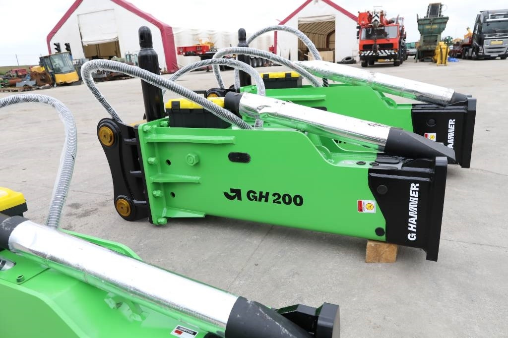 G HAMMER GH 200, POWER, NOT NOISE ! NEW 2025 MODEL - Hydraulic hammer for Construction machinery: picture 1 G HAMMER GH 200, POWER, NOT NOISE ! NEW 2025 MODEL - Hydraulic hammer for Construction machinery: picture 1
