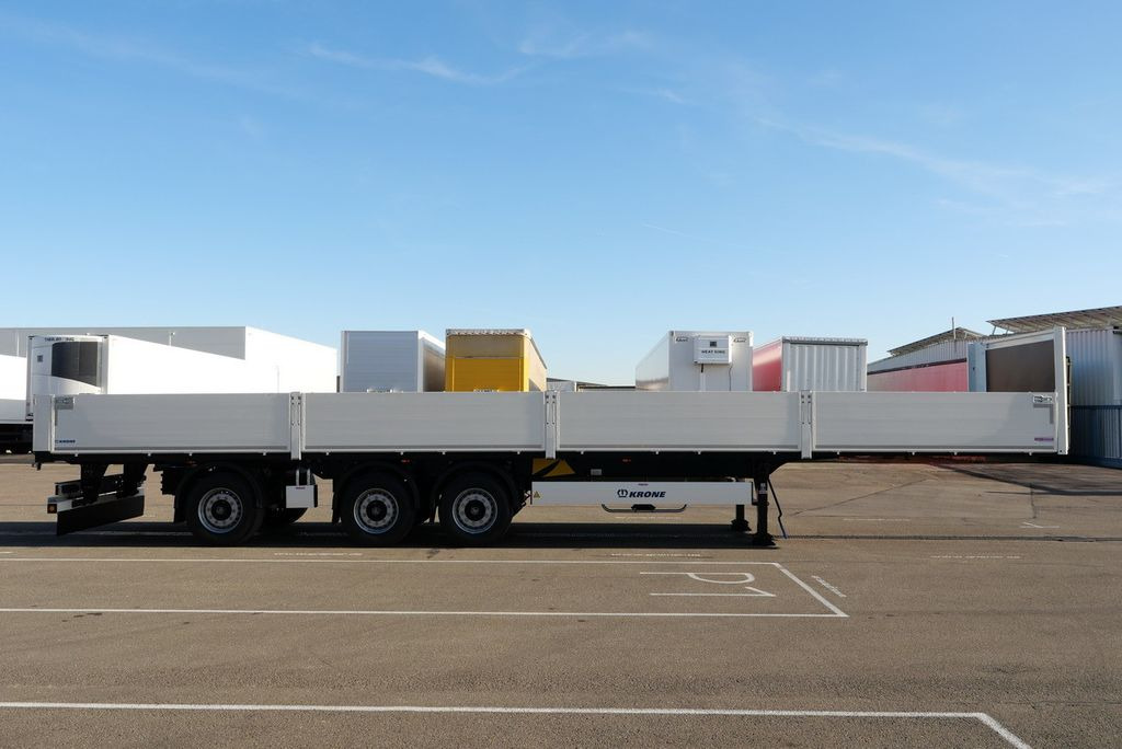 New Dropside/ Flatbed semi-trailer Krone SDP 27/BAUSTOFF/TRIDEC/BPW/RUNGENTASCHEN LIFT: picture 6