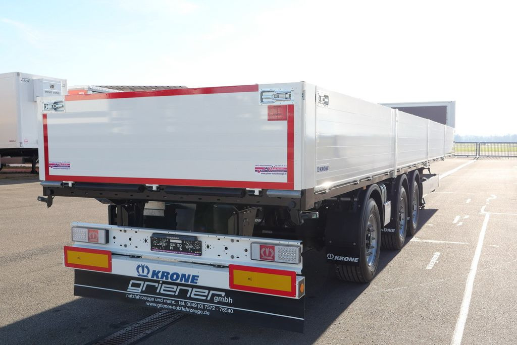 New Dropside/ Flatbed semi-trailer Krone SDP 27/BAUSTOFF/TRIDEC/BPW/RUNGENTASCHEN LIFT: picture 11