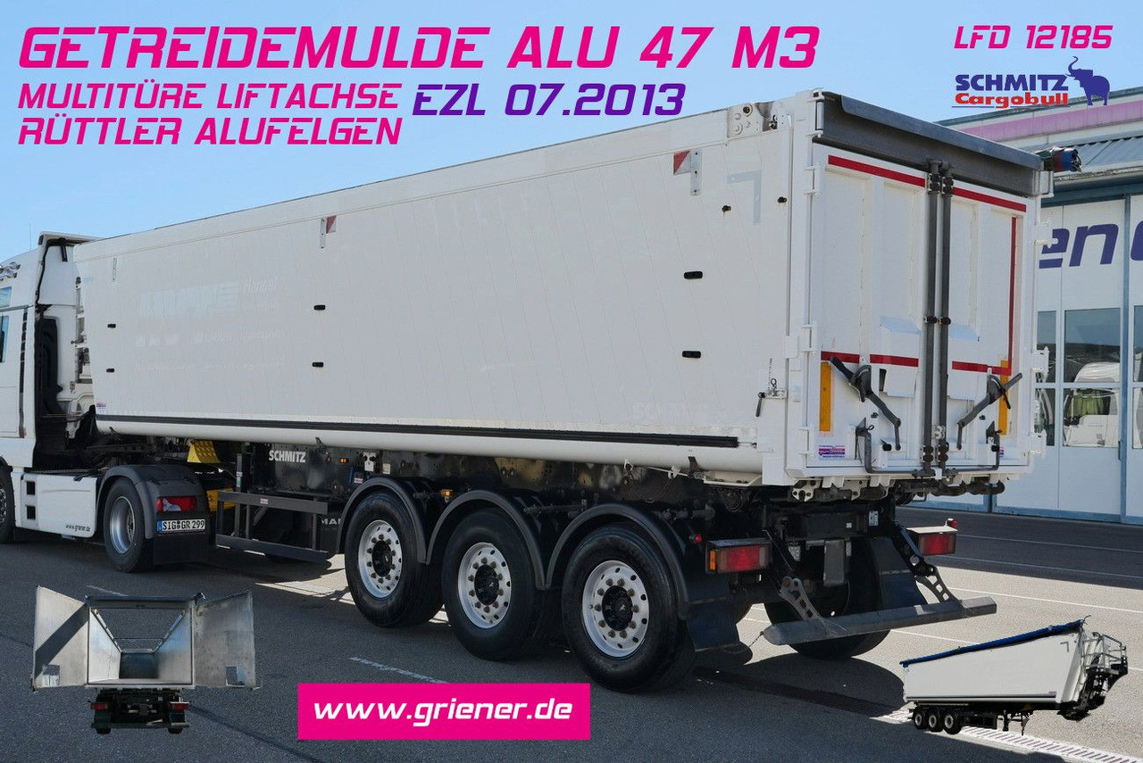 Schmitz Cargobull ALUMULDE 50 m³ SKI 24 SL 9,6/ 47m3 /MULTITÜRE - Tipper semi-trailer: picture 1 Schmitz Cargobull ALUMULDE 50 m³ SKI 24 SL 9,6/ 47m3 /MULTITÜRE - Tipper semi-trailer: picture 1