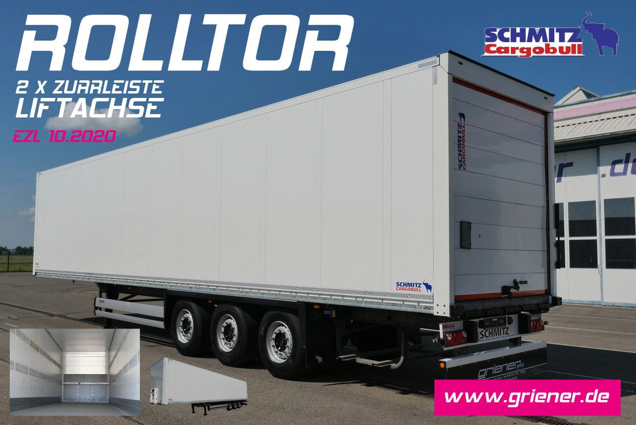 Schmitz Cargobull SKO 24 / ROLLTOR / LIFTACHSE /2 x ZURRLEISTE - Closed box semi-trailer: picture 1 Schmitz Cargobull SKO 24 / ROLLTOR / LIFTACHSE /2 x ZURRLEISTE - Closed box semi-trailer: picture 1