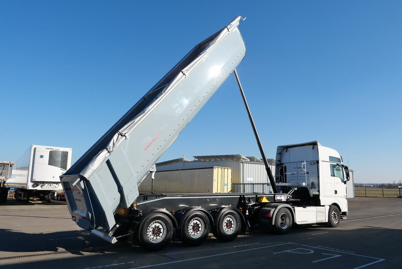 Tipper semi-trailer Schwarzmüller K -SERIE / ALUMULDE /STAHLEINLAGE 5430 kg /25m³: picture 28