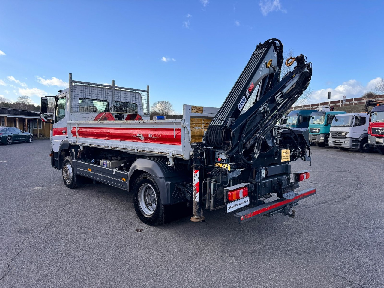 Tipper, Crane truck Mercedes-Benz Atego 1224 Kipper - Kran: picture 8