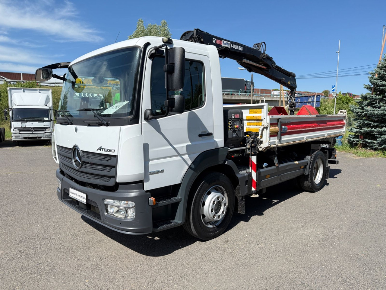 Mercedes-Benz Atego 1224 mit Kipper Kran - Tipper, Crane truck: picture 3 Mercedes-Benz Atego 1224 mit Kipper Kran - Tipper, Crane truck: picture 3
