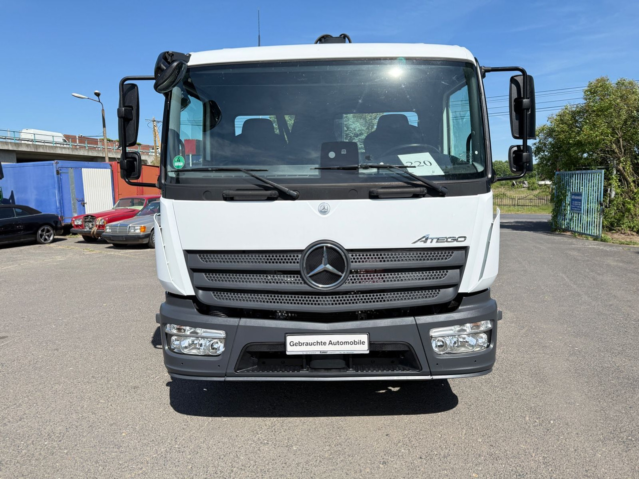 Mercedes-Benz Atego 1224 mit Kipper Kran - Tipper, Crane truck: picture 1 Mercedes-Benz Atego 1224 mit Kipper Kran - Tipper, Crane truck: picture 1
