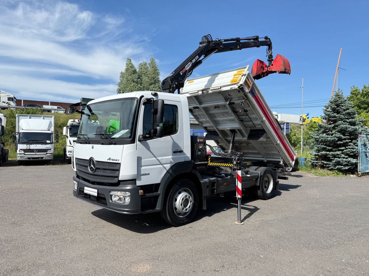 Mercedes-Benz Atego 1224 mit Kipper Kran - Tipper, Crane truck: picture 5 Mercedes-Benz Atego 1224 mit Kipper Kran - Tipper, Crane truck: picture 5