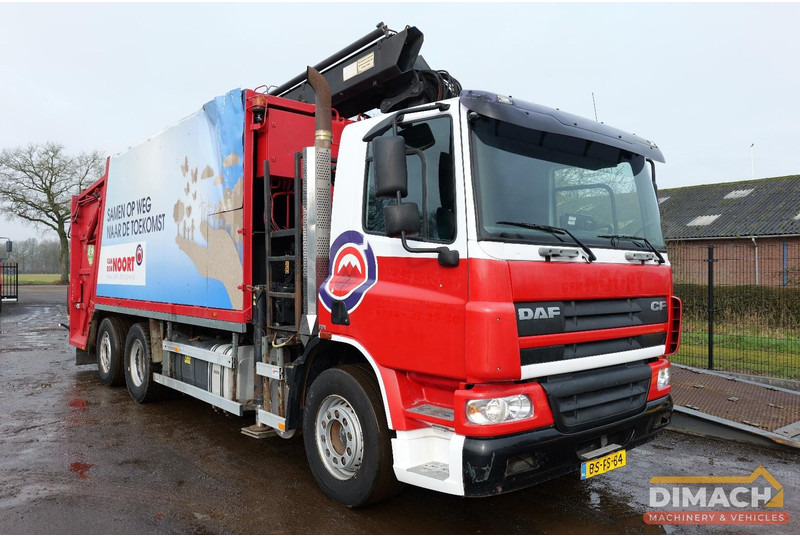 DAF AS75PC 6x2*4 DAF CF - Haller - kraak pers opbouw - HMF 2000 SK3 kraan met afstandbediening - Euro 3 - NL auto - 1 kamer - Garbage truck: picture 2 DAF AS75PC 6x2*4 DAF CF - Haller - kraak pers opbouw - HMF 2000 SK3 kraan met afstandbediening - Euro 3 - NL auto - 1 kamer - Garbage truck: picture 2