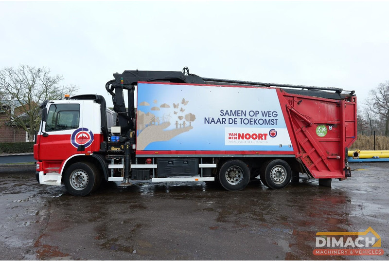 DAF AS75PC 6x2*4 DAF CF - Haller - kraak pers opbouw - HMF 2000 SK3 kraan met afstandbediening - Euro 3 - NL auto - 1 kamer - Garbage truck: picture 4 DAF AS75PC 6x2*4 DAF CF - Haller - kraak pers opbouw - HMF 2000 SK3 kraan met afstandbediening - Euro 3 - NL auto - 1 kamer - Garbage truck: picture 4