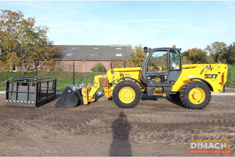 JCB 537 135 JCB verreiker met werkbak op afstandsbediening + nieuwe bak en palletvorken. TOP!! - Telescopic handler: picture 1 JCB 537 135 JCB verreiker met werkbak op afstandsbediening + nieuwe bak en palletvorken. TOP!! - Telescopic handler: picture 1