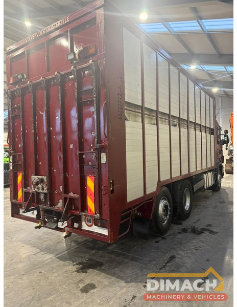 Scania 124G 420 Scania - Euro 3 - levendvee vervoer - dubbeldeks laadvloer - highline model - 6x2*4 - retarder - handbak - liftdak - Livestock truck: picture 5 Scania 124G 420 Scania - Euro 3 - levendvee vervoer - dubbeldeks laadvloer - highline model - 6x2*4 - retarder - handbak - liftdak - Livestock truck: picture 5