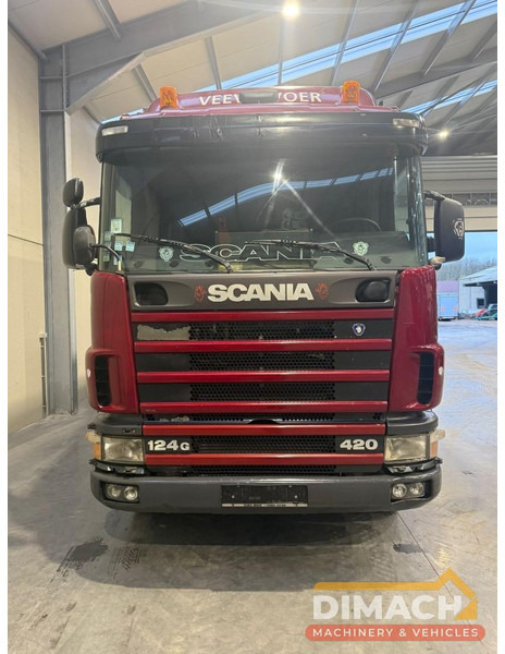 Scania 124G 420 Scania - Euro 3 - levendvee vervoer - dubbeldeks laadvloer - highline model - 6x2*4 - retarder - handbak - liftdak - Livestock truck: picture 4 Scania 124G 420 Scania - Euro 3 - levendvee vervoer - dubbeldeks laadvloer - highline model - 6x2*4 - retarder - handbak - liftdak - Livestock truck: picture 4