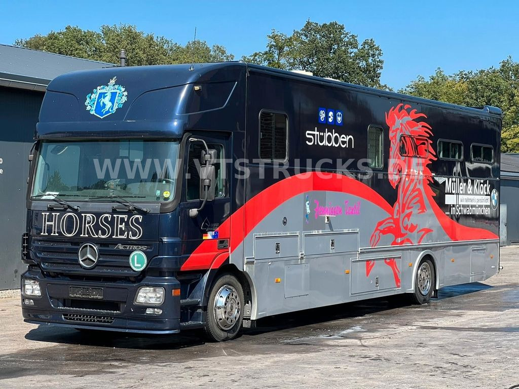Horse truck Mercedes-Benz Actros 1836 Pferdetransporter+Wohnabteil 6.Pferd: picture 1