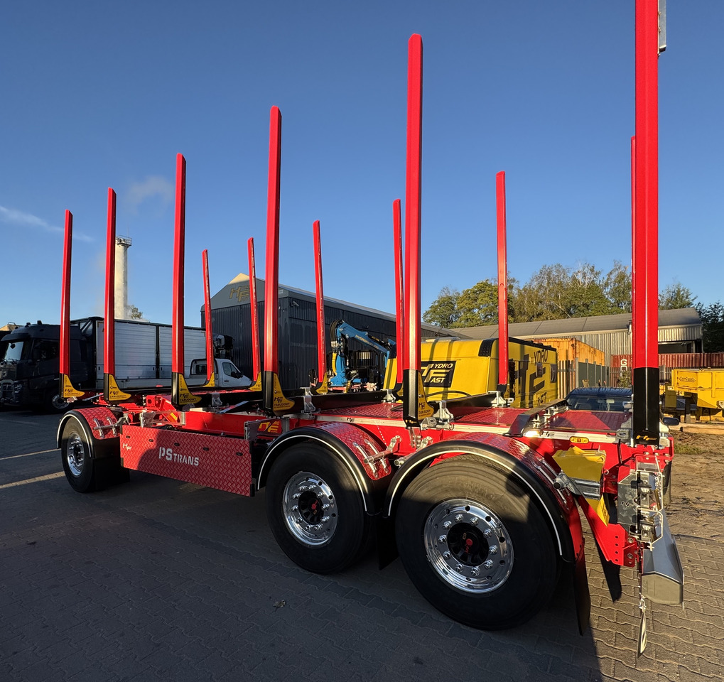 HYDROFAST Przyczepa 3 osiowa / 3 axles timber transport trailer / Remorque à 3 essieux pour le transport de bois / 3-Achs-Rungenanhänger / 3-tengelyes-rönkszállító-pótkocsi / Remorcă pentru transportul lemnului - Logging trailer: picture 2 HYDROFAST Przyczepa 3 osiowa / 3 axles timber transport trailer / Remorque à 3 essieux pour le transport de bois / 3-Achs-Rungenanhänger / 3-tengelyes-rönkszállító-pótkocsi / Remorcă pentru transportul lemnului - Logging trailer: picture 2