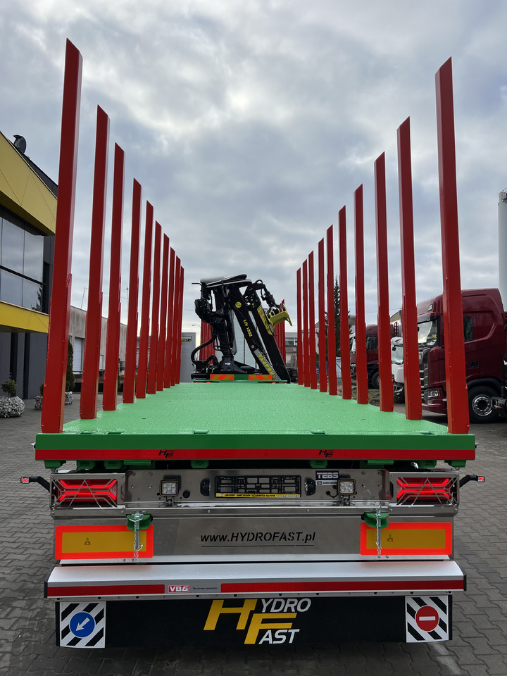 Hydrofast Przyczepa platforma 3 osiowa do przewozu drewna / 3-axle platform trailer for timber transport - Dropside/ Flatbed trailer: picture 3 Hydrofast Przyczepa platforma 3 osiowa do przewozu drewna / 3-axle platform trailer for timber transport - Dropside/ Flatbed trailer: picture 3