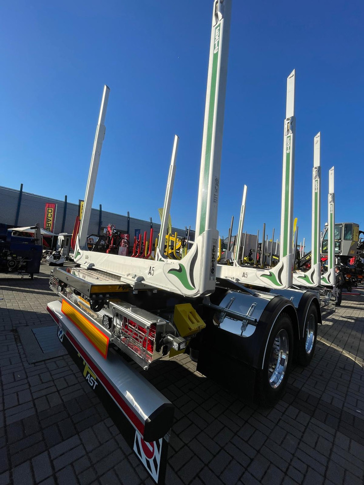 New Logging trailer for transportation of timber Hydrofast Przyczepa tandem od przewozu drewna na stanie / Timber tandem trailer in stock /Tandem-Anhänger aus Holz/: picture 7 New Logging trailer for transportation of timber Hydrofast Przyczepa tandem od przewozu drewna na stanie / Timber tandem trailer in stock /Tandem-Anhänger aus Holz/: picture 7