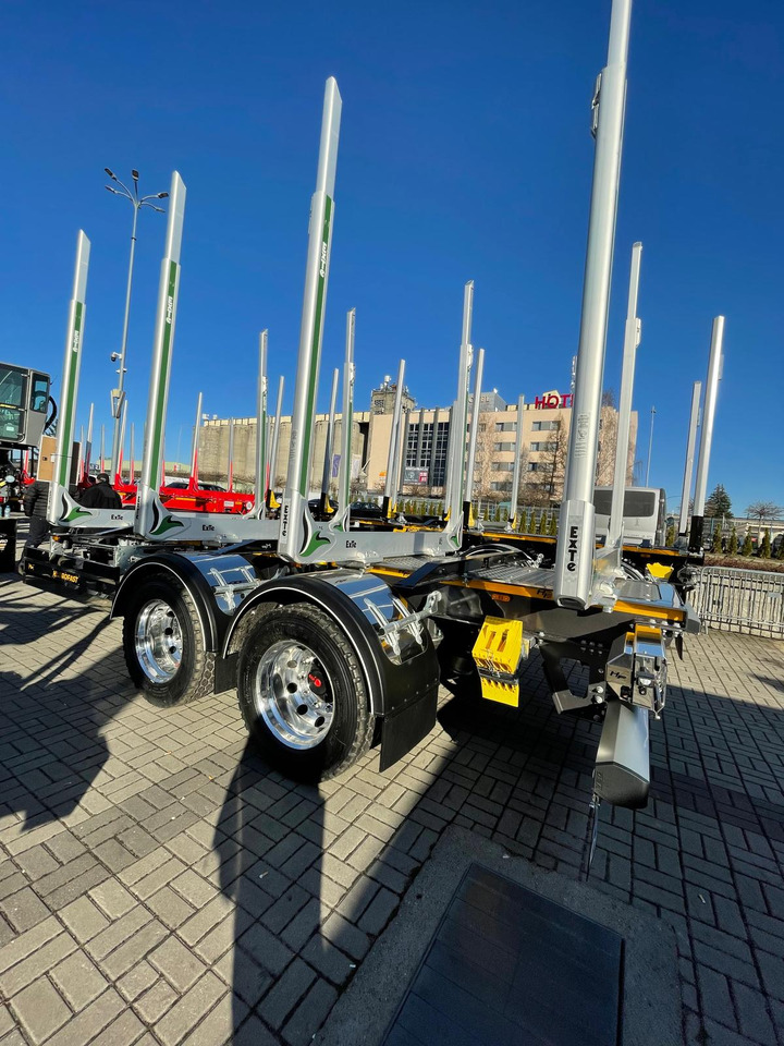 New Logging trailer for transportation of timber Hydrofast Przyczepa tandem od przewozu drewna na stanie / Timber tandem trailer in stock /Tandem-Anhänger aus Holz/: picture 10 New Logging trailer for transportation of timber Hydrofast Przyczepa tandem od przewozu drewna na stanie / Timber tandem trailer in stock /Tandem-Anhänger aus Holz/: picture 10