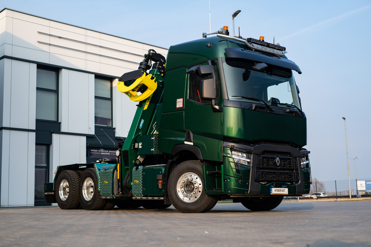 RENAULT TRUCKS C P6X4 DO DŁUŻYC na stanie / Renault type C P6x4 long timber transport body / Renault Typ C P6x4 mit langer Holztransportkonstruktion / / - Logging truck, Crane truck: picture 3 RENAULT TRUCKS C P6X4 DO DŁUŻYC na stanie / Renault type C P6x4 long timber transport body / Renault Typ C P6x4 mit langer Holztransportkonstruktion / / - Logging truck, Crane truck: picture 3