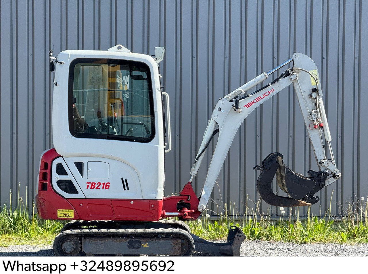 Takeuchi TB216 - Mini excavator: picture 1 Takeuchi TB216 - Mini excavator: picture 1