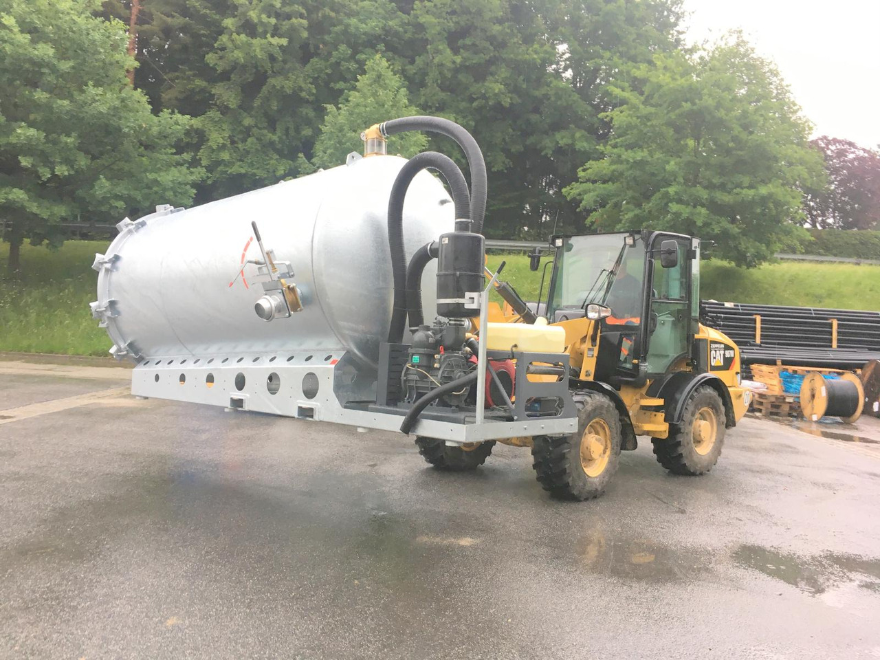 New Directional boring machine M-Vac 1500 Vacuum system specialized for drilling mud / vacuum container 1500l: picture 12